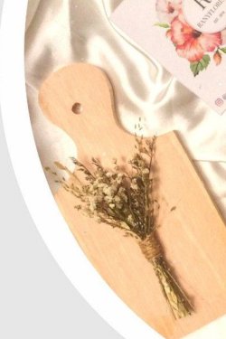 Dried Flowers in Wood Workshop